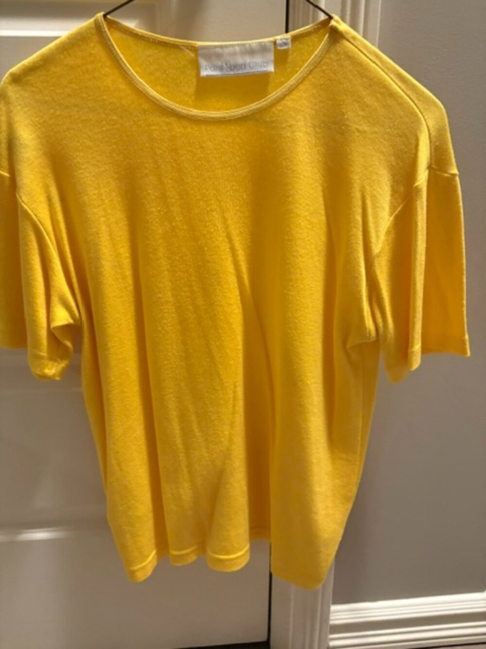 SUNSHINE YELLOW SHORT SLEEVE TOP